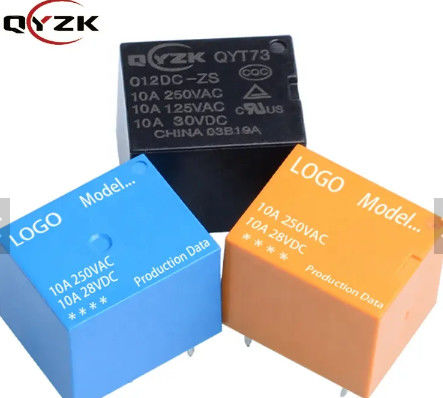 volt 5v de C.C 48v 24v 12 de Pin T73 de la carte PCB 5 du relais JQC-3F Spdt de la commutation 12v électromagnétique